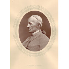 Portrait Photograph of Manning, Head and Shoulders, in profile, oval, by Lock & Whitfield.