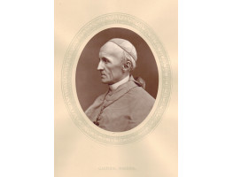 Portrait Photograph of Manning, Head and Shoulders, in profile, oval, by Lock & Whitfield.