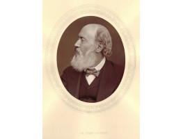 Portrait Photograph of Gilbert, Head and Shoulders, oval, in profile, by Lock and Whitfield.