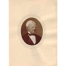 Portrait Photograph of Lowe, Head and Shoulders, in profile, oval,  by Lock & Whitfield.