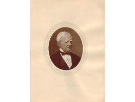 Portrait Photograph of Lowe, Head and Shoulders, in profile, oval,  by Lock & Whitfield.