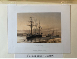 H.M. Gun Boat Medina. Royal Navy Vessel