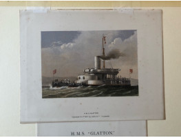 H.M.S. Glatton. Royal Navy Vessel.