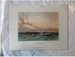 Torpedo Boat 2nd Class and H.M.S. Hecla.