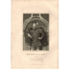 Engraved Portrait of Howard, Earl of Surrey, Three Quarter Length, by W.T. Fry.