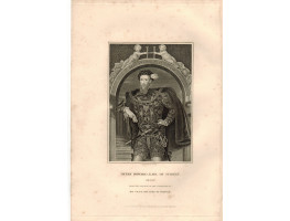 Engraved Portrait of Howard, Earl of Surrey, Three Quarter Length, by W.T. Fry.