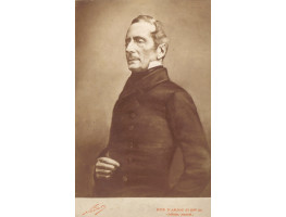 Cabinet Photograph of Lamartine, three-quarter length, by Nadar.