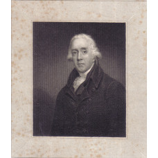 Engraved Portrait of Martin, Half Length, within engraved border, after J. Pocock by E. Scriven.