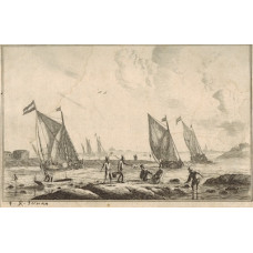 Bay with Sailing Vessels.