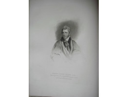 Engraved Portrait of Clarke, Half Length, in robes, after J. Jackson by H. Meyer.