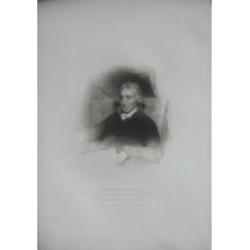 Engraved Portrait of Ferguson, Half Length, after W. Evans by J.B. Lane.