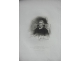 Engraved Portrait of Ferguson, Half Length, after W. Evans by J.B. Lane.