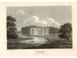 View of  the Country House, Horton House. Seat of Sir Robert Gunning, by J. Storer.