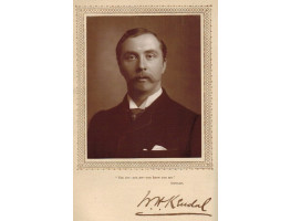 Portrait Photograph of W.H. Kendall. Head and Shoulders, by St James's Photographic Company.