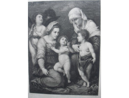 'Sainte Famille. Die Heilige Famille'. Holy Family after Andrea del Sarto.