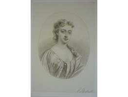 Engraved Portrait of Oldfield, Head and Shoulders, in oval, after J. Richardson by Edward William Stodart [1841-1914].