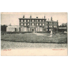 Cockley Cley Hall, with conservatory at side.