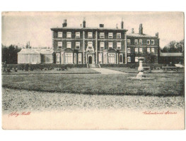 Cockley Cley Hall, with conservatory at side.