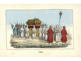 'Esequie' Funeral procession.