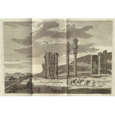 'Ruins of Two of the Porticos' of Royal Palace of Persepolis by John Blundell.