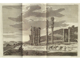 'Ruins of Two of the Porticos' of Royal Palace of Persepolis by John Blundell.