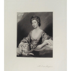 Jane 'Mrs Joseph Musgrave' [d.1762] Half-Length, with lamb, by James Scott [1809-1899].