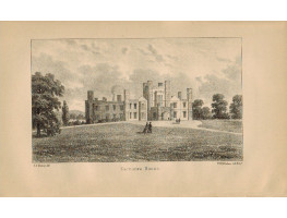 View of  the Country House, Carstairs House, figures on drive, after J.J. Murray by W.H. McFarlane,