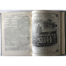 Shaftesbury Parish Magazine. 12 monthly issues, January-December 1887. Bound with the 1887 Issues of 'Home Words' edited by C. Bullock.