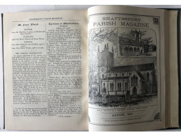 Shaftesbury Parish Magazine. 12 monthly issues, January-December 1887. Bound with the 1887 Issues of 'Home Words' edited by C. Bullock.