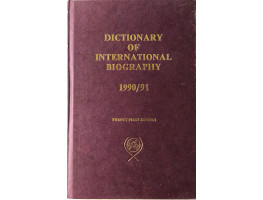 Dictionary of  International Biography A Biographical Record of Contemporary Achievement. Twenty First Edition 1990/91.