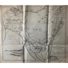 Map of Arabia Petrea Embracing the Peninsula of Mount Sinai.