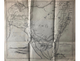 Map of Arabia Petrea Embracing the Peninsula of Mount Sinai.