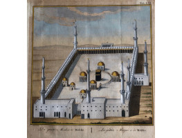 'De Groote Moskee te Mekke La Grande Mosque a la Mekke'.