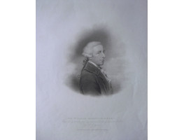 Engraved Portrait of Hamilton, Head and Shoulders to r., after W.T. Fry by C. Grignion.