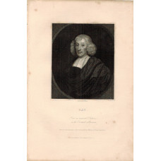 Engraved Portrait, Half Length, in oval, by H. Meyer.