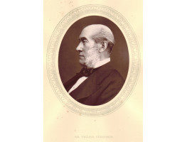 Portrait Photograph of Fergusson, Head and Shoulders, in profile, oval, by Lock and Whitfield.